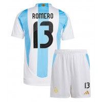 Argentina Cristian Romero #13 Hjemmebanesæt Børn Copa America 2024 Kortærmet (+ Korte bukser)